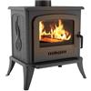 KRATKI Stufa a legna in ghisa KOZA K7 5kW Ø130mm - riscaldamento efficiente gamma di potenza 3-8kW, Stufa in ghisa economica ECO-DESIGN - Stufe Vintage & Svedesi - Classe di efficienza energetica A