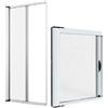 CILVANI ZANZARIERA A RULLO 150X250 BIANCA MARRONE BRONZO RIDUCIBILE AVVOLGIBILE PORTA FINESTRA ZANZARIERE FINESTRE (BIANCA)