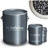 Befaline © BEFA-78 - Set di tappeti in pietra fino a 2,5 mq, 25 kg di ghiaia di marmo Nero Ebano + 1,5 kg di rivestimento per pavimenti in resina epossidica per pietra naturale, cemento, ecc.