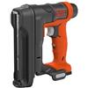 Black+Decker Bdct12N-Xj Pistola Graffatrice/Chiodatrice 12V (Unità senza Batteria e senza Caricabatterie), Arancione