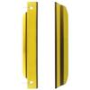 Plastik2 Maniglia per Porte a Soffietto in Alluminio Colore Oro - Interasse 135 mm - Maniglia Oro Elegante e Resistente più magnete(Maniglia Oro)