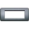 Vimar Serie idea - Piatto rotondo 5 modulo grigio grafite