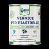 BRICOSALVAJE Vernice lucida per piastrelle da cucina e bagno a base d'acqua | Senza primer | Lavabile | Grande durezza (Nero Ebano, 750 ML)