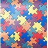 MASTERBRICO Pavimento PVC per Esterno e Interno HORIZON PUZZLE - Altezza 200 cm, Effetto Legno, Porfido, Piastrella - Alta Resistenza - PREZZO AL MQ!