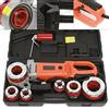 NadineDutol Nuovi set di macchine per filettatura tubi elettriche Macchina per filettatura tubi elettrica portatile Macchina per filettatura tubi elettrica 1/2-2 Filettatrici elettriche 2300W