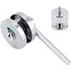 Tiiyee Indicatore Bullone Privacy Lock, Serratura Per Porte Pubblico Della Porta Wc Blocco Privata Sicurezza Chiusura a Scatto Inserito Libero Bloccaggio Accessorio Hardware Adatta Toilette Bagno Pubblica