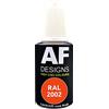 Alex Flittner Designs Pennarello a vernice RAL 2002 BLUTORANGE lucido 20 ml penna di riparazione acrilico vernice ritocco riparazione legno metallo mobili bagno