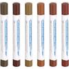 QUARKZMAN Stick Riempitivi Legno 6 Colori Cera Legno Crayon Riparazione Mobili Per Marrone, Rosso, Begonia, Rovere Rosso, Verde Acqua Chiaro, Acero Rosso Chiaro