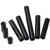 Believewang 20Pcs alluminio Spacer Messaggio Colonna M3 alluminio rotonda Standoff Spacer Modello supporti spaziatura vite M3 nero, 4mm