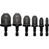 TopHomer Set di 6 punte per tubo HVAC per condizionatore d'aria, in rame, con moschettone e portachiavi (punte da 1/4, 3/8, 1/2, 5/8, 3/8, 3/4, 7/8)