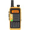 WESLNN UV S9 Plus V2 10W Potente Walkie-talkie Caricatore USB Ricetrasmettitore Portatile Dual Band A Lungo Raggio Da 16 KM Radio Bidirezionale UV 5R(Orange V2)