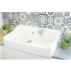 Euronegoce Lavello in ceramica Timbro D'ufficio Tradizione Bianco 80cm
