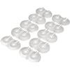 ACQUASTILLA Rosone apribile universale bianco per valvola monotubo - 10 pz