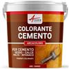 ARCANE INDUSTRIES Colorante per cemento, intonaco, malta. Pigmenti per colorare cemento - ARCACOLORS - 4 kg Rosso - ARCANE INDUSTRIES