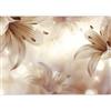 murando Carta da parati Floreale Fiori Giglio 500x350 cm Fotomurali in TNT Murale alla moda Decorazione da Muro XXL Poster Gigante Design Soggiorno Cameretta Carta per pareti Astratto b-A-0312-a-b