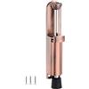SENRISE Fermaporta telescopico a molla, in acciaio inox, con pedale, per casa, garage, patio (bronzo rosso)