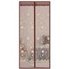 Cozomiz GettyGears Zanzariera Magnetica Per Porte Finestre Ignifuga Tenda Zanzariera Con Magneti Rete Anti Zanzare Zanzariera 80x220cm Versione Ricamo Caffè