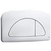 OLI S.r.l. Placca Dual Cassetta Incasso Diamante Bianca 627001 Oli
