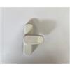 metalkard Maniglia Cremonese universale apertura interna per porte finestre in alluminio (bianco)