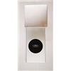 SECUREMME KIT RIVA SECUREMME PLACCA+(POMO A FORMA QUADRA 60X60 mm.) IN alluminio anodizzato argento F1 SINGOLA PER PORTA BLINDATA