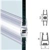 DocciaItalia Guarnizione Magnetica Box Doccia per cristalli/vetri da 6/8mm 200cm