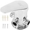 Wifehelper Valvola Angolare per Bagno a 3 vie G1/2in per Soffione Doccia Separatore d'acqua Deviatore Accessori per il Bagno della Valvola
