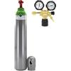 GENERIC Bombola di gas per saldatura con riduttore Gas MIX Argon (82%) + CO2 (18%) Misto 1,9 m³ 8 litri 200 bar MIG TIG WIG Gas di saldatura Misto