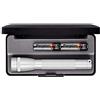 MAGLITE Mini Maglite, mini torcia, alimentata a due batterie AA, blu, argento, M2A10L