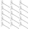 Marvellous 30 Pezzi Ganci per Pannelli Forati, Gancio per Supermercato Heavy Duty Griglia di Ferro, Ganci per Pegboard in Metallo per Esposizione Al Dettaglio Classificazione Degli Utensili(15cm in length)