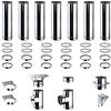 Brico Kit Kit Fumi Diametro 80 Mono Parete in Acciaio Inox, Altezza 7,23m, Kit scarico fumi per Stufa a Pellet e Legna, Caldaie, Camini | Brico Kit
