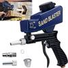 GDDGHS Kit Pistola Sabbiatrice per Compressore d'Aria, Sabbiatrice Manuale per Metallo, Legno e Vetro, Sabbiatrice Pneumatica Portatile per Rimuovere la Ruggine fino a 120 PSI, Macchina Sabbiatrice a Soda