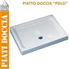Ceramica dolomite, piatto doccia, serie polo 91x73, art.J3389 bianco.