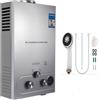 PEIXU 10L Scaldacqua a Gas Propano GPL 20KW Propano Butano Riscaldatori di Acqua a Gas Liquefatto,Scaldabagno Istantaneo Senza Serbatoio con Kit Doccia, per Campeggio,Camper,Casa