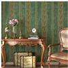 JLWM Carta Da Parati Barocco Americano 3D Sollievo Tnt Tessuto Non Tessuto Pastorale Stile Europeo Lusso Vintage-Verde A-0.53x10m
