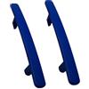 DSWZLQDXB 2 pezzi Maniglioni per Armadio Colorato Pomelli per Mobili Camera bambini Maniglia per guardaroba Tiretti del cassetto Profili in lega di zinco Manopole Maniglie tirare (Hole Distance 128mm,dark blue)