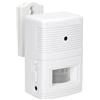 WEB world electronic business Campanello Wireless con Sensore Movimento PIR - 85dB - 36 Melodie Voce Benvenuto - Portata 3-7m