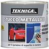 teknica STUCCO METALLO GRIGIO COMPLETO DI CATALIZZATORE ML.125