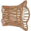 TOGEVAL Paralume Intrecciato Coprilampada Vintage Per Interni, Paralumi Per Lampadari Rustici in Materiale Stabile, Coprilampada Leggero e Resistente Per Hotel e Casa