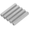 Phefop Dadi di Accoppiamento Esagonali Dadi di Accoppiamento Esagonali M8 X 1,25 Lunghezza 75 Mm Acciaio Inossidabile 304 Set di 5
