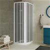 Idralite Box doccia a soffietto in PVC 70x90 cm H 185 mod. Loto con apertura centrale