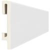 Decoration Battiscopa in SPC vari colori e misure (PF080 WHITE MIS. 8x1,5x240 cm)