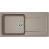 Generico Elleci Lavello Incasso Life 480 1 Vasca con gocciolatoio 100×50 Grigio Tortora Granitek LG248043
