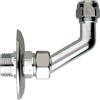SIP CURVA CURVETTA SOTTOLAVABO LAVABO FISSA GOMITO CROMATO 1/2x10 ATTACCO CANNUCCIA