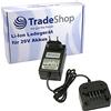 Trade-Shop Batteria agli ioni di litio per AL-KO GTLi, GTLi 18 V Comfort, HS 2015 (113625), HT 2000 (113700), HT 2050 (113536), stazione di ricarica per batterie da 20 V