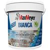 MaxMeyer Pittura per interni Bianca Lavabile Monomano, 2 in 1: fissativo e pittura, per camere e soggiorni 14 l