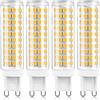 LPFWSK Lampadina LED G9, 12W (equivalente alogena 100W) non dimmerabile 1200LM 124 PCS LED perline lampada AC 220V per illuminazione domestica, fascio 360 gradi, base G9 Bi Pin,Natural white,4 Pack