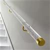 Generic Corrimano per scale trasparenti, kit di balaustre antiscivolo, facili da installare, in acrilico, per interni ed esterni, corrimano per scale