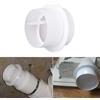 HEBEOT Valvola antiritorno per valvola di non ritorno, 80 mm-200 mm, per ventilazione e ventilazione, valvola per bagno e cucina (80 mm)