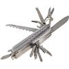 Generico Coltello Coltellino Svizzero Multiuso 11-in-1 con mini torcia LED e bussola Coltellino Multiuso Tascabile per Il Campeggio, Escursioni e Emergenza
