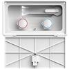 Manufacturers' Select ITC Fontana RV esterno box doccia kit rubinetto con soffione doccia (bianco con porta a scatto) (B07VQCH6HC)